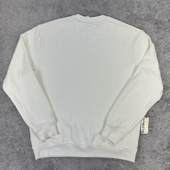 Jordan Sweatshirt Mens Large Tall White Crewneck Pullover FJ7788-133 New Cotton - Picture 2 of 10